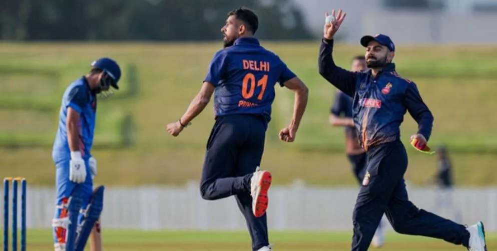 Delhi Cricket Team vs Saurashtra Cricket Team Match Scorecard